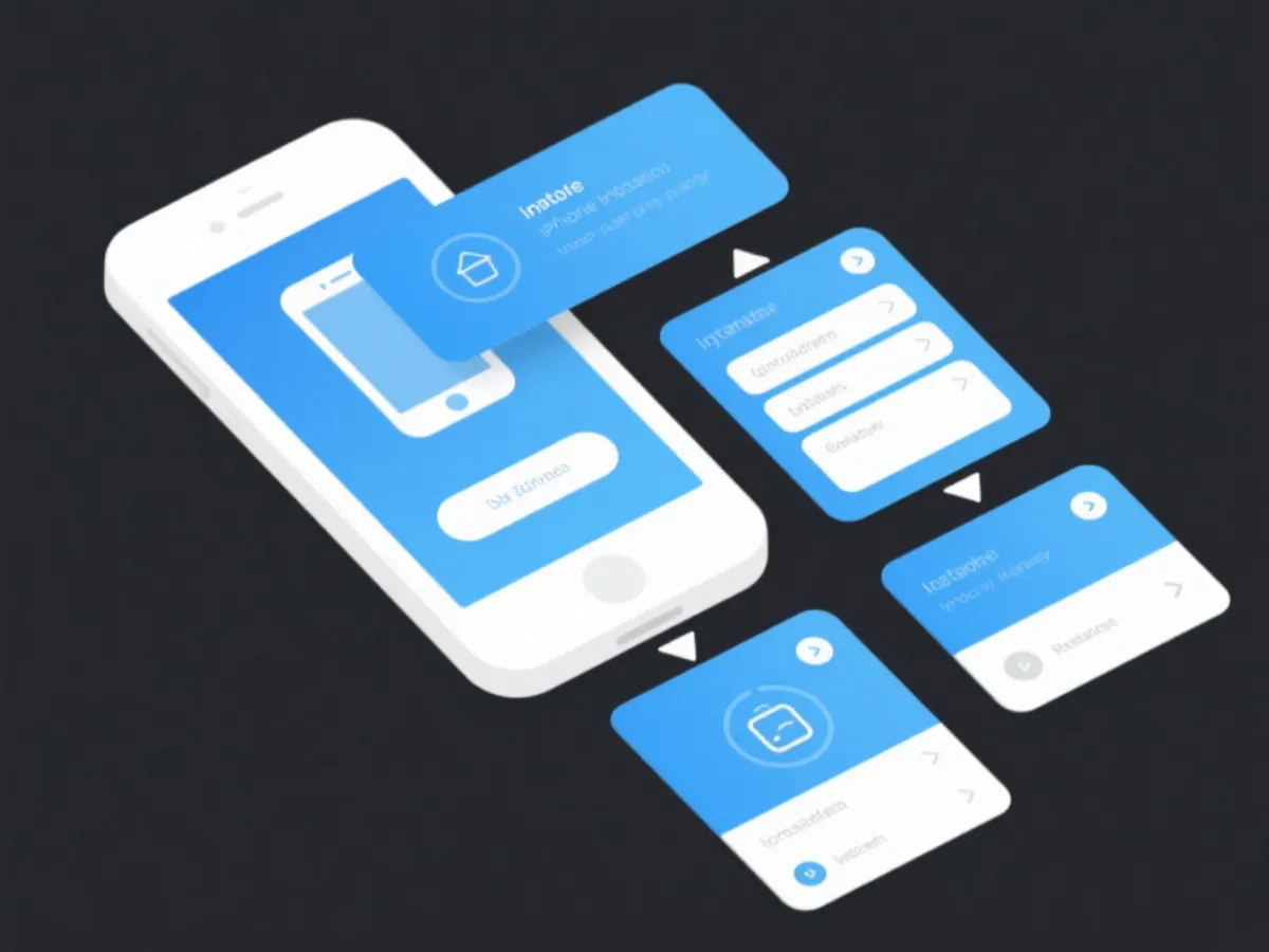 安卓苹果通用APP安装流程示意图